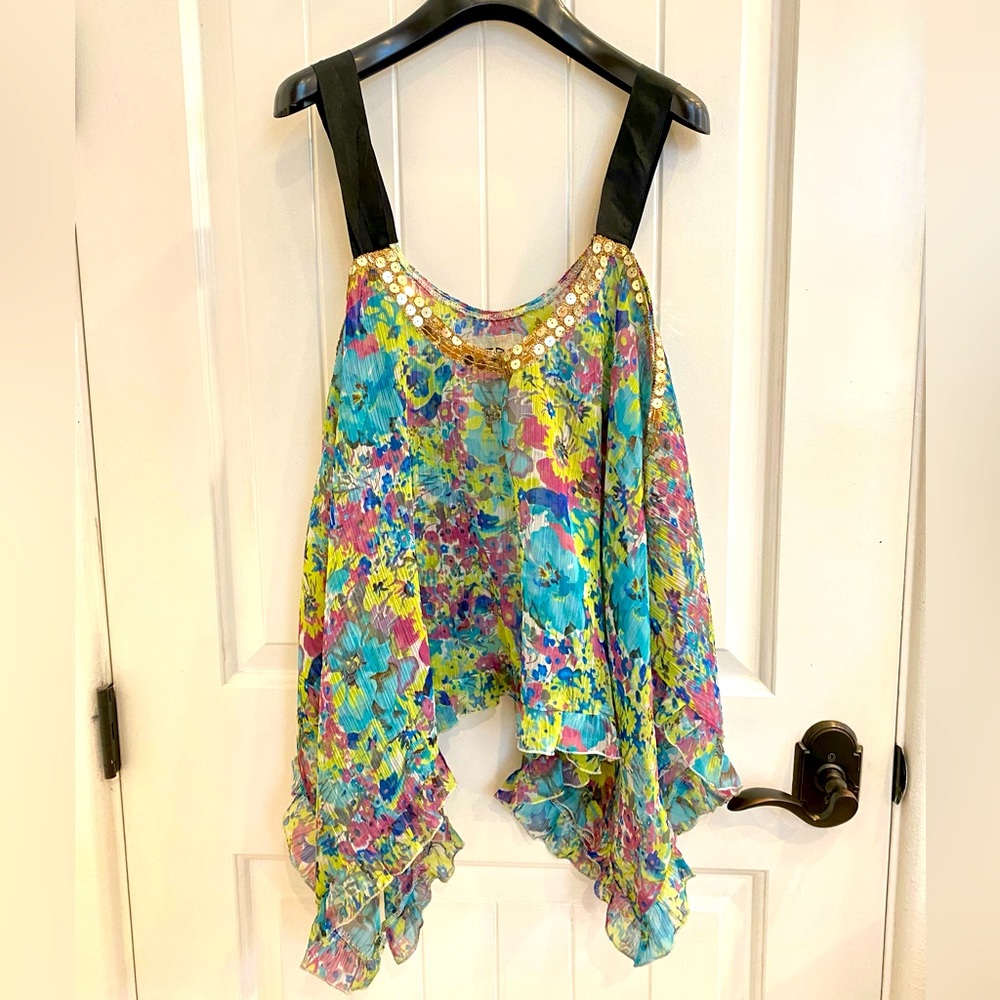 Free People Floral Top XS